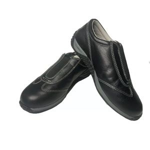 Anne Klein Black Leather Upper Balance Women Shoes